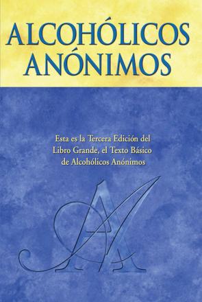 Portada de Alcohólicos Anónimos, el Libro Grande